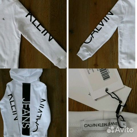 Свитшот, толстовка calvin klein Kids, 128, новый