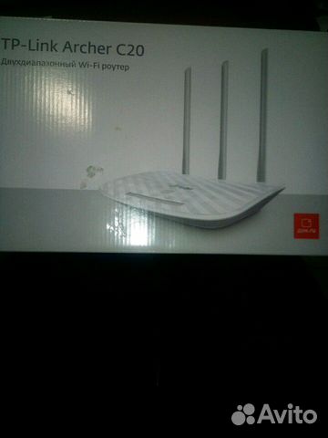 Wi-Fi роутер TP-Link Archer C20 Wi-Fi роутер TP-Link Archer C20