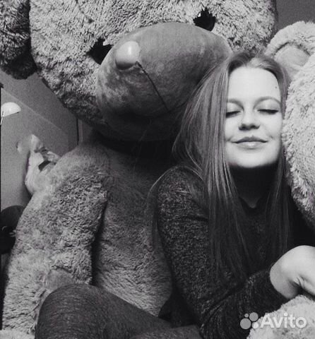 Медведь огромный плюшевый с человеческий рост 250с