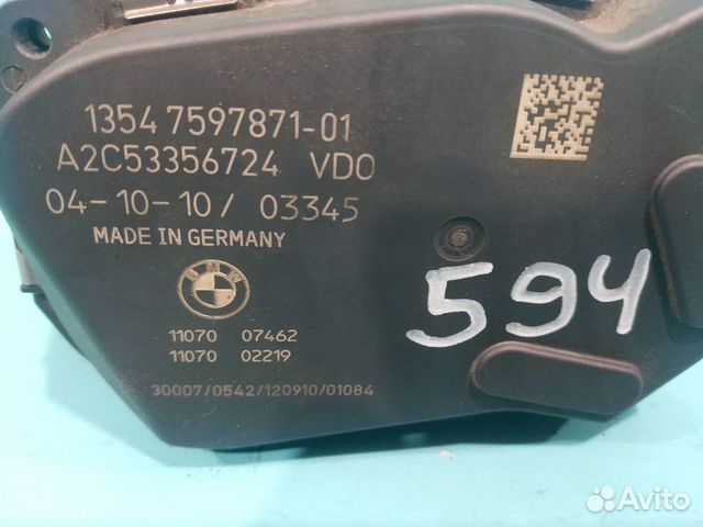 Дроссельная заслонка F10 F07 F12 X6 X5 F30 E82