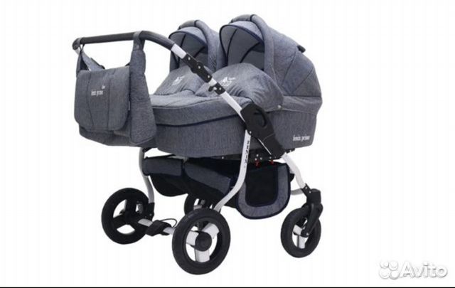 Коляска для двойни Teddy Fenix Duo (2в1)