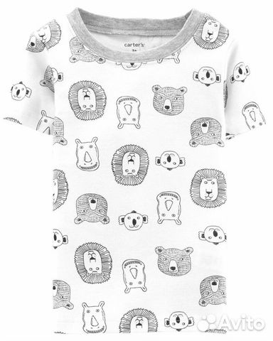 Новый комплект пижам Carter’s 5T Новый комплект пижам Carter’s 5T