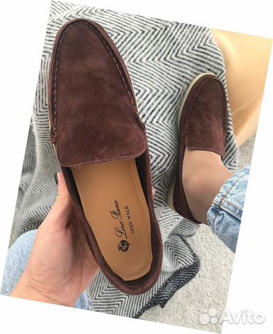 Лоферы замшевые Loro Piana Лоферы замшевые Loro Piana