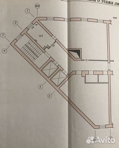 Офисное помещение, 69.1 м² Офисное помещение, 69.1 м²