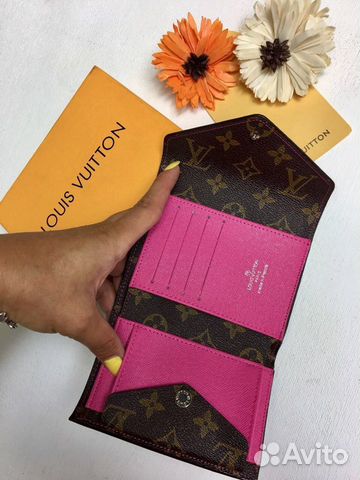 Женский кошелек кожа канва новый Louis Vuitton Женский кошелек кожа канва новый Louis Vuitton