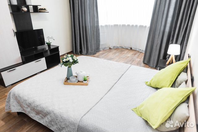 

1-к. квартира, 55 м², 2 кровати