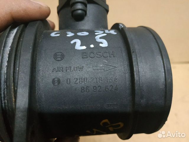 Вольво S40 S80 расходомер воздуха B525T6 8692624 Вольво S40 S80 расходомер воздуха B525T6 8692624