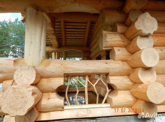 Сруб бани в Сруб бани в