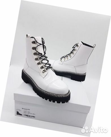 Ботинки кожаные Balmain Ботинки кожаные Balmain