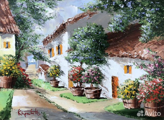 Картина летний пейзаж 