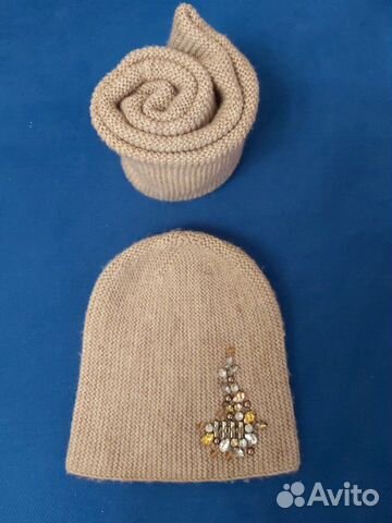 Шапка снуд тёплый комплект