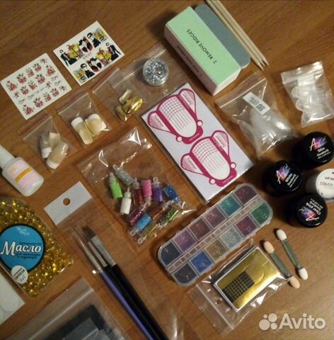 Набор для ногтей, пакетом, все новое