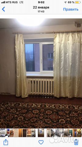 1-к квартира, 30 м², 4/4 эт. 1-к квартира, 30 м², 4/4 эт.