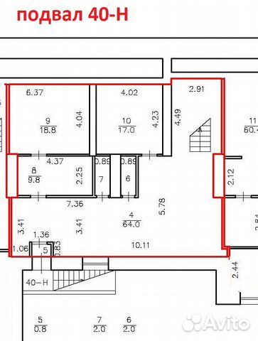 Торговое помещение рядом с метро, 186 м²