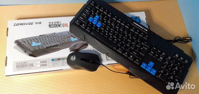 Resident Evil Игровой набор Клавиатура Мышь Gaming