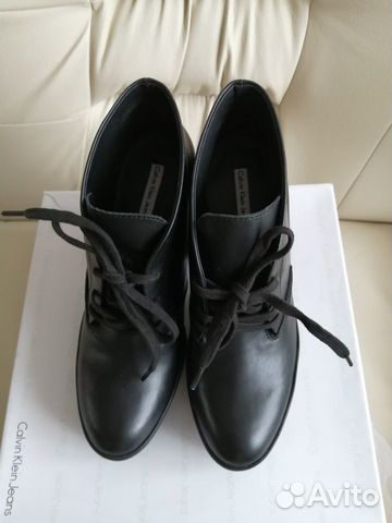 Новые кожаные ботильоны, ботинки Calvin Klein