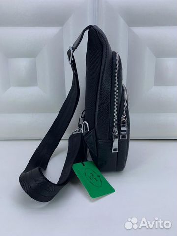 Сумка Prada sling Прада через плечо черная