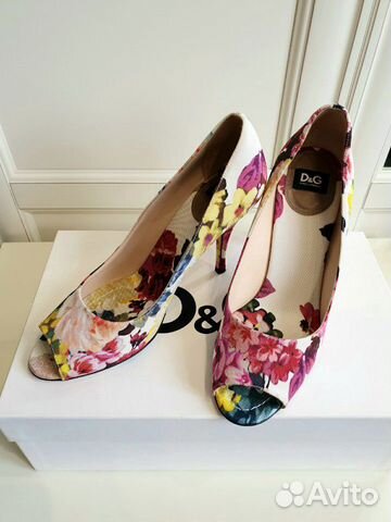 Туфли D&G. 39р. Вискоза. новые. оригинал