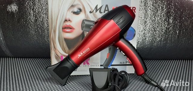 Профессиональный фен Mozer Beauty Red Ионизация