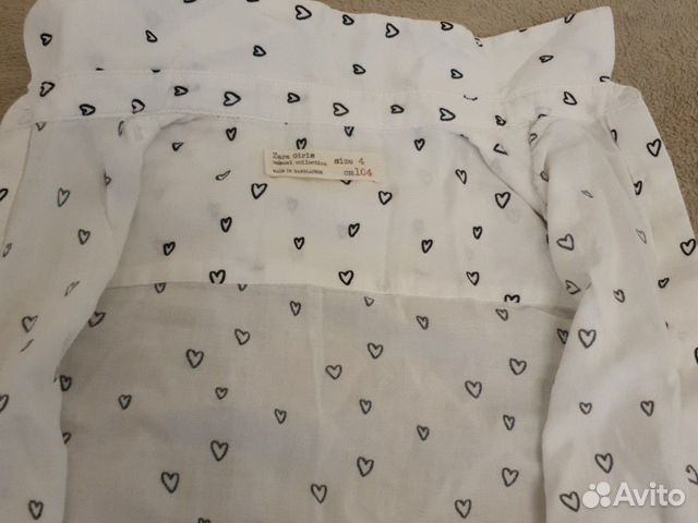 Рубашка, лосины 104 zara