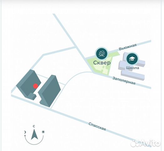 1-к квартира, 35.7 м², 2/18 эт.