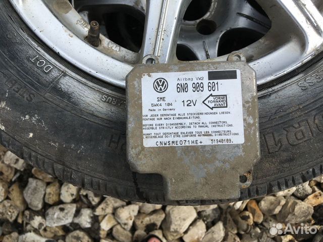 Блок управления AIR BAG Volkswagen Polo 3 Блок управления AIR BAG Volkswagen Polo 3