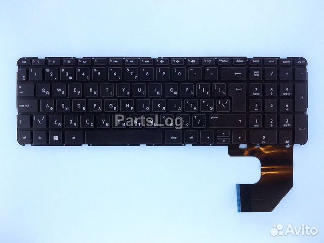 Клавиатура HP 15 15-b, 15T-b, 15-b000 без рамки Клавиатура HP 15 15-b, 15T-b, 15-b000 без рамки