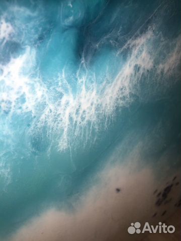 Интерьерная картина из эпоксидной смолы Море / Оке