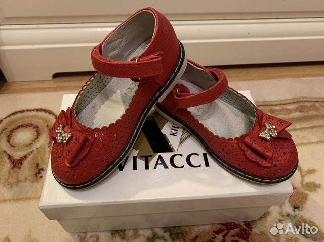 Красные детские туфли Vitacci 25 - 26