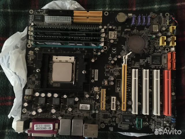 Материнская плата MSI MS-7125 K8N Neo4 + Процессор Материнская плата MSI MS-7125 K8N Neo4 + Процессор
