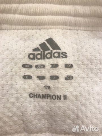 Кимоно Адидас / gi adidas judo champion 2 175 Кимоно Адидас / gi adidas judo champion 2 175