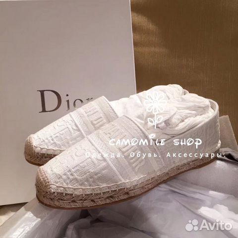 Эспадрильи Christian Dior (36-41) Luxe Эспадрильи Christian Dior (36-41) Luxe