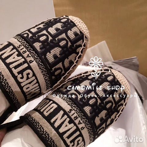 Эспадрильи Christian Dior (36-41) Luxe Эспадрильи Christian Dior (36-41) Luxe