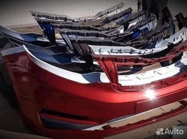 Бампер передний Kia Rio 3 рестайлинг в цвет