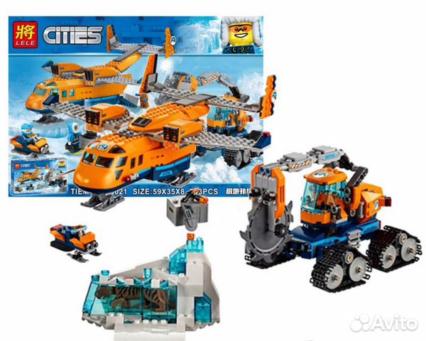 Конструктор 28021 Cities 743дет. Арктический грузо Конструктор 28021 Cities 743дет. Арктический грузо