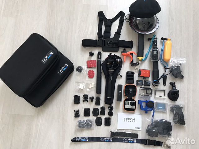 GoPro Hero 4 Silver + стабилизатор feiyu tech g5
