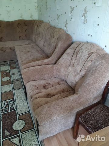 Угловой диван-кровать и кресло Угловой диван-кровать и кресло