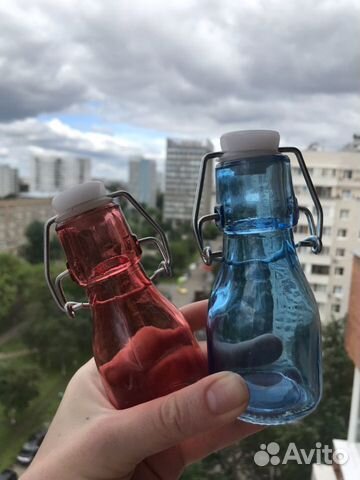 Бутылочки стеклянные