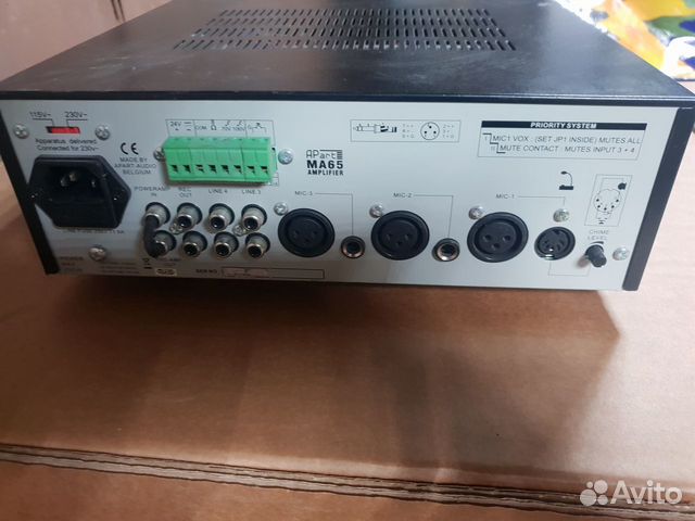 Микшер усилитель apart ma65