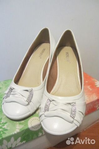 Туфли на танкетке Meniani нат.кожа новые Туфли на танкетке Meniani нат.кожа новые