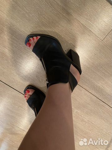 Кожаные ботильоны Кожаные ботильоны