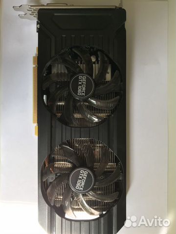 Видеокарта Palit Dual GTX1060 dual 6144M gddr5 192 Видеокарта Palit Dual GTX1060 dual 6144M gddr5 192