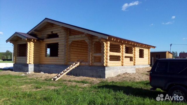 Дома из оцилиндрованного бревна Проф бруса Дома из оцилиндрованного бревна Проф бруса