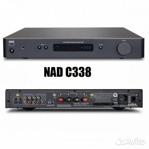 Интегральный цифровой усилитель NAD C338 Интегральный цифровой усилитель NAD C338