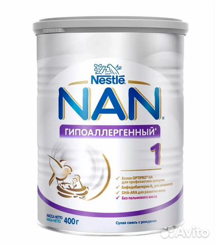 Смесь детская NAN гипоаллергенный 1 Смесь детская NAN гипоаллергенный 1
