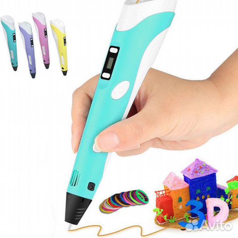 3D ручка 3dpen-2: голубая, оригинал