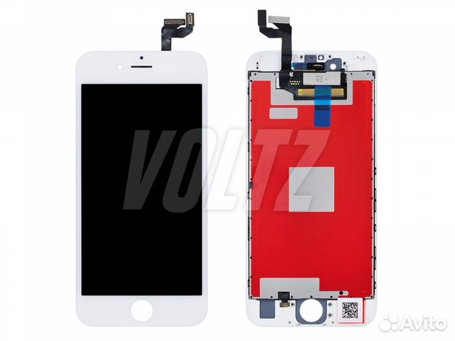 Дисплей для iPhone 6S +тач белый с рамкой AAA ори Дисплей для iPhone 6S +тач белый с рамкой AAA ори