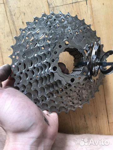 Монетка shimano saint(10), кассета 10 звезд, задни Монетка shimano saint(10), кассета 10 звезд, задни