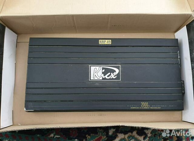 Kicx kap-49 4х канальный усилитель