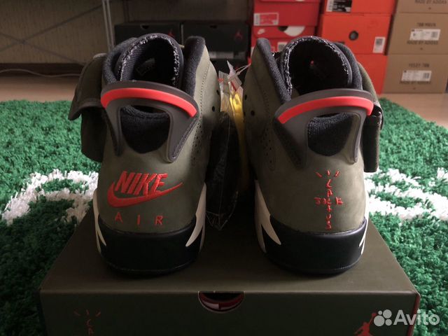 Nike Air Jordan Retro 6 x travis scott 8 US(40RU)